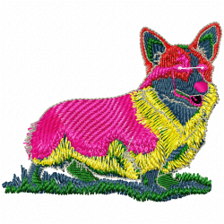 Dogs Embroidery Design 8 Dogs Embroidery Design 8